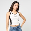 Felicious Ribbed Tank Top branco 96232 1