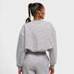 Urban Classics Ladies Cropped Gathered Sweatshirt grau 96325 2