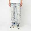 Smoke Rise Grunge Wash Effect Jeans blu 96479 1