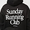 Another Cotton Lab Sunday Running Club Oversized Hoodie noir 96554 4