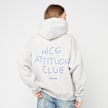 Another Cotton Lab Nice Attitude Club Oversized Hoodie cinzento 96721 1
