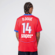Nike D. Doué / No. 14 / PSG Nike Third Stadium 2025/26 rood 96695 2
