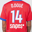 Nike D. Doué / No. 14 / PSG Nike Third Stadium 2025/26 rouge 96695 6