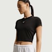 Nike Sportswear Chill Knit Cropped T-Shirt Noir 97963 5