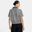 Nike Sportswear Loose Lace Polo Jersey Top grau 97978 2