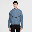 Nike   Tech Shori Knit Full-Zip Windrunner Jacket blu 98206 1