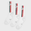 Nike 3 PACK - Everyday Elevated Crew Stripe Socks weiß 98355 1