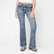 True Religion Joey Low Rise Flare Flap bleu 98763 1