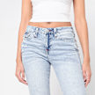 True Religion Becca Mid Rise Bootcut Flap bleu 98764 3