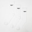 SNIPES 3 PACK - Small Logo Crew Socks weiß 98814 1