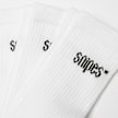 SNIPES 3 PACK - Small Logo Crew Socks blanco 98814 2
