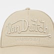 Von Dutch Originals Baseball Cap with Mesh Back Embroidered Logo beige 99010 4