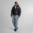 SNIPES Boys Shiny Puffer Jacket With Hood schwarz 99297 5