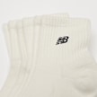 New Balance NB BLACK PATCH LOGO SEASONAL CREW - 3 PACK sea salt bege 100164 2