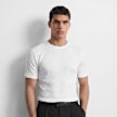 Burocs Slim Rib T-Shirt blanc 100205 1