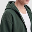 Urban Classics Fluffy Zip Hoody grün 100707 3