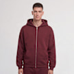 Urban Classics Fluffy Zip Hoody crvena 101009 1