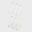 Nike   6 PACK - Everyday Elevated Crew weiß 101628 1