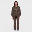 aim'n Varsity Sweat Half Zip Braun 101945 3