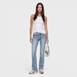 True Religion Becca Midrise Bootcut Big T Flap bleu 102378 4