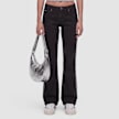 adidas Originals Superstar Low Rise Flared Leg Denim Pan schwarz 102763 1