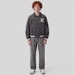 Decibel Cropped Jacket with Belt gris 102863 4