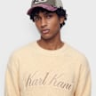 Karl Kani Script Knit Oversized Crew Weiss 103075 3