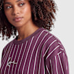 Karl Kani Small Signature Essential Pinstripe OS Tee Violet 103097 3