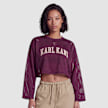 Karl Kani College Mesh Cropped Longsleeve Lila 103099 1