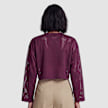 Karl Kani College Mesh Cropped Longsleeve Lila 103099 2
