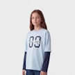 Karl Kani Round Serif 89 Layered Longsleeve Junior blau 103108 1