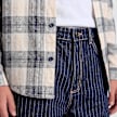 Karl Kani OG Baggy Pinstripe Jeans Junior bleu 103085 3