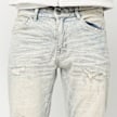 Smoke Rise Grunge Wash Effect Jeans Elva blauw 103157 3