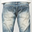 Smoke Rise Haze Effect Washed Jeans blauw 103154 4