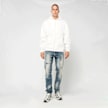 Smoke Rise Haze Effect Washed Jeans blauw 103154 5