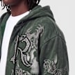Smoke Rise Trouble In Peace Zip Hoodie grün 103171 3