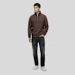 Urban Classics Basic Polar Fleece Troyer brun 103351 3