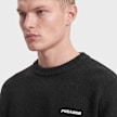 Pegador Logo Oversized Knit Sweater Noir 103480 3
