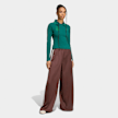 adidas Originals Adicolor Track Pants Satin Wide Leg brązowy 103517 5