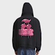 Mister Tee Fresh to Death Cherries Fluffy Zip Hoody negro 104339 1