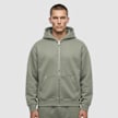 Urban Classics Heavy Scuba Zip Hoody zelena 104759 1