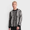 Colucci Crewneck Sweater All Over Print noir 105224 1