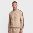 Colucci Velours Checkerboard Trackjacket beige 105235 1