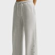 Nike Studio Fleece Medium Weight Mid-Rise Wide-Leg Pants Gris 105390 3