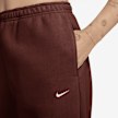 Nike Studio Fleece Mid Weight High Rise Oversized Cuff Pant Rouge 105401 3