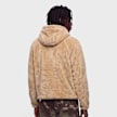 K1X Tag Logo Teddy Hoodie Beige 105567 2