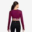 Nike Pro Dri-FIT 365 Crop Longsleeve Lila 105546 2