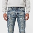 Smoke Rise Vintage Washed Jeans Bleu 106881 3