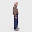 Decibel Polka Dot Funnel Neck Jacket brun 107026 4