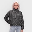 Decibel Polka Dot Funnel Neck Jacket noir 107063 1
